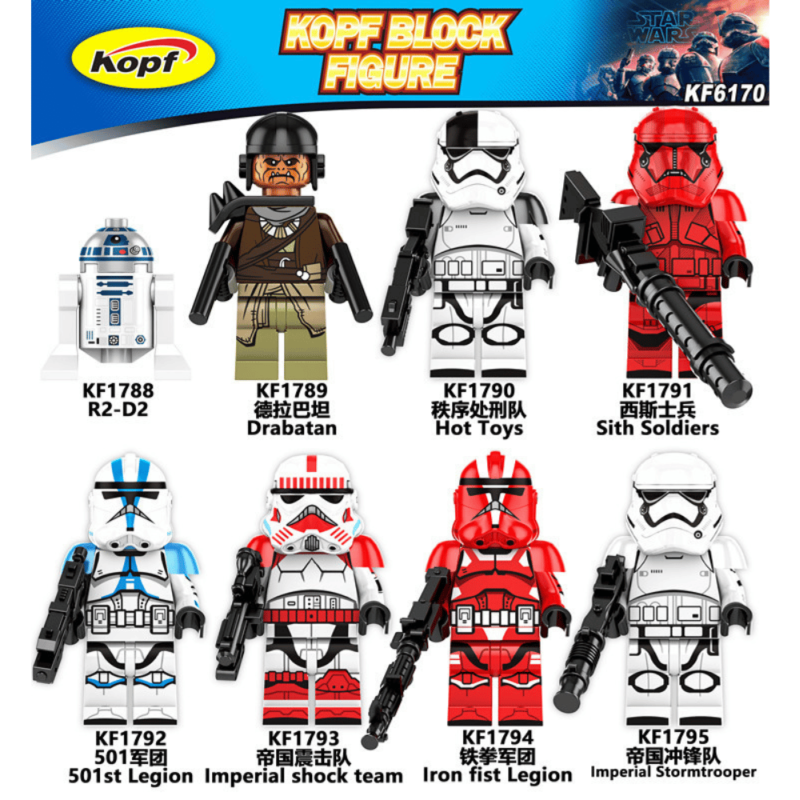 R2-D2 KF1788 Custom Star Wars Minifigure (Astromech Droid) - Image 2