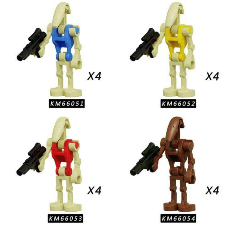Battle Droid Security X4Pcs KM66053 Star Wars Minifigures - Image 2
