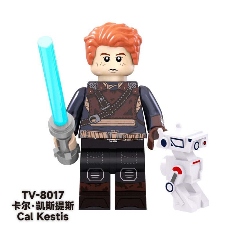 Classic Cal Kestis TV-8017 Custom Star Wars Minifigure (Jedi Survivor)