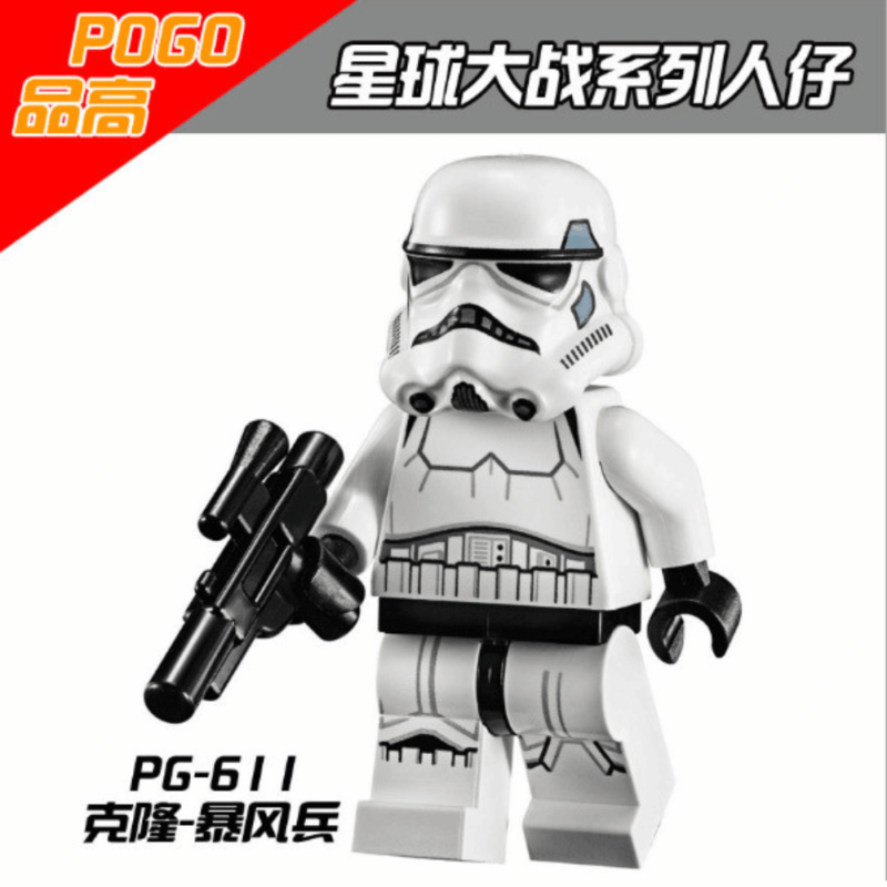 StormTrooper Soldier Custom Star Wars Minifigures POGO-611