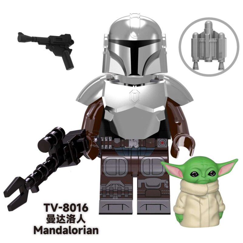 The Mandalorian (Beskar Armor) TV-8016 Custom Star Wars Minifigures Best