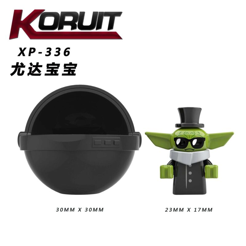 Top Hat Baby Yoda Edition XP-336 Custom Star Wars Minifigures