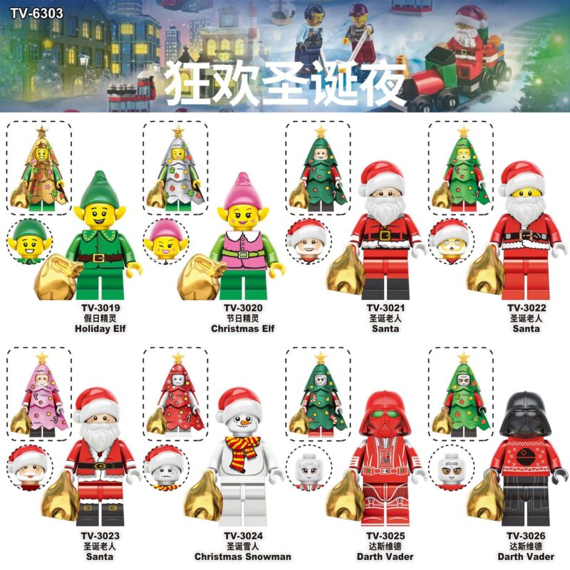 Best Santa Darth Vader TV3025 Star Wars Minifigures - Image 2