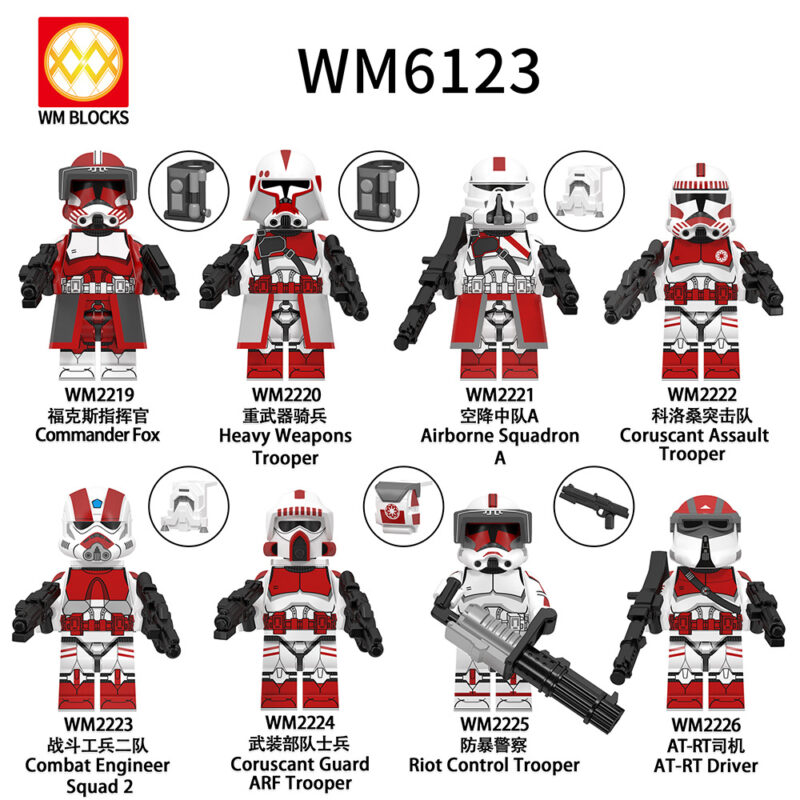 Heavy Weapons Clone Wars Trooper Soldier WM2220 Star Wars Minifigures - Image 2