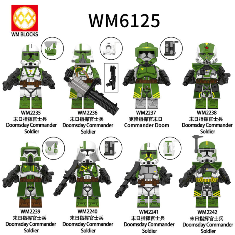 Doom's Unit / Doomsday Commander Trooper Soldier WM2238 Star Wars Minifigures - Image 2