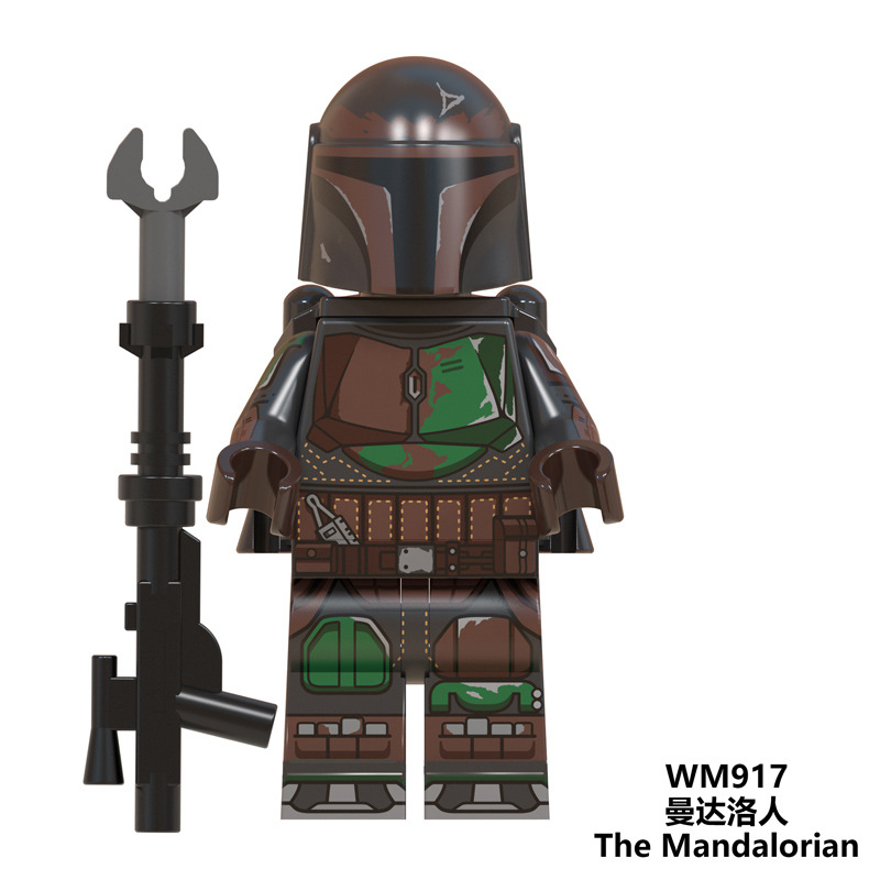 World minifigures wm922 The Mandalorian Warrior - Star Wars 1 world minifigures wm917