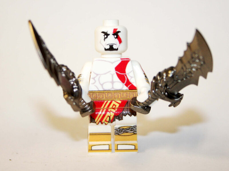 Kratos V2 Minifigure - Deluxe God of War Video Game Edition