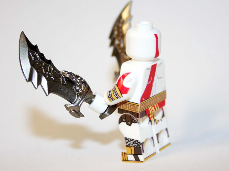Kratos V2 Minifigure - Deluxe God of War Video Game Edition - Image 2