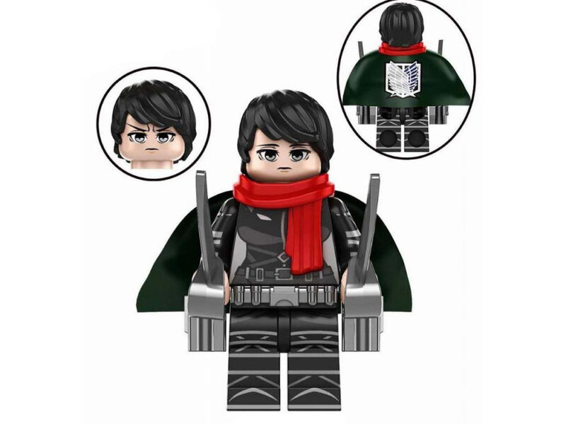 Mikasa Ackerman Minifigure - Premium Attack on Titan Anime Collectible