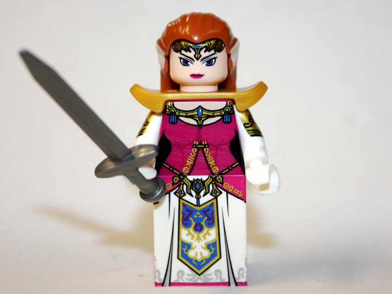 Princess Zelda Minifigure - Premium Legend of Zelda Nintendo Game Edition