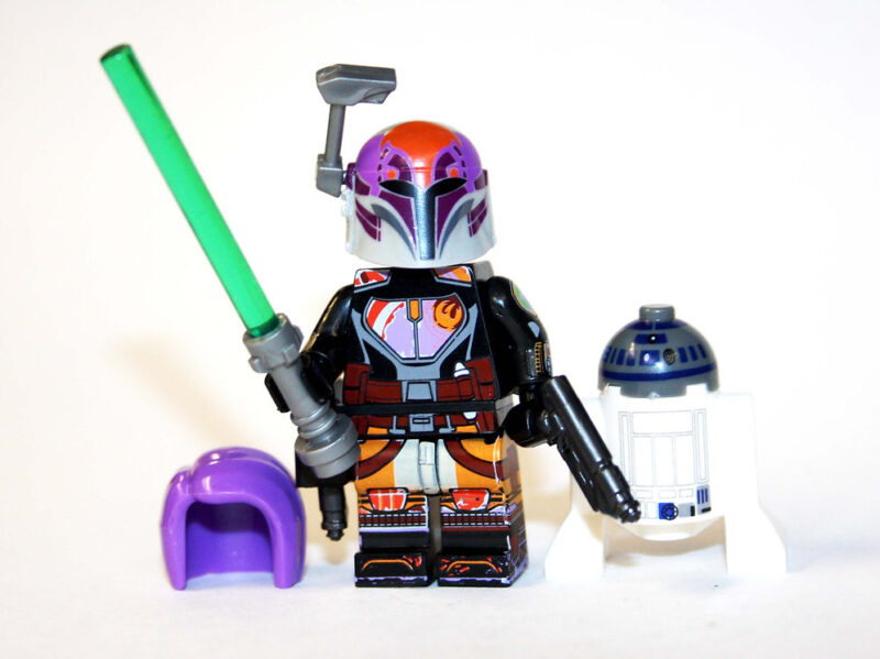 Sabine Wren Minifigure - Premium Rebels with R2 Droid Star Wars Edition - Image 2