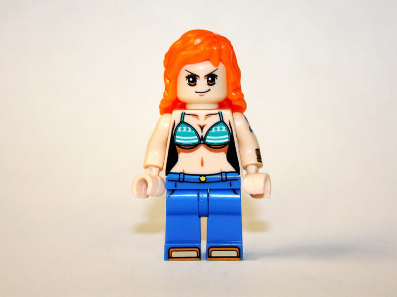 Sexy Bikini Girl Minifigure - Premium One Piece Nami Anime Edition