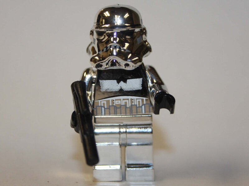 Stormtrooper Silver Chrome Minifigure - Premium Star Wars Edition