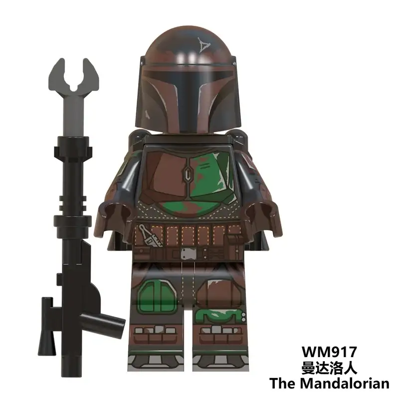 World minifigures wm922 The Mandalorian Warrior - Star Wars 6 WM917